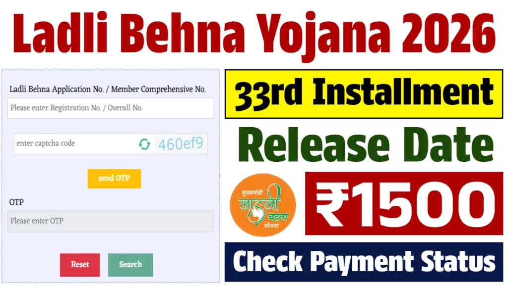 Ladli Behna Yojana 33rd Installment